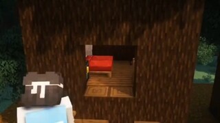 Minecraft: เกมบ้านต้นไม้เอาชีวิตรอดสำหรับผู้เล่นสองผู้เล่นมือใหม่!