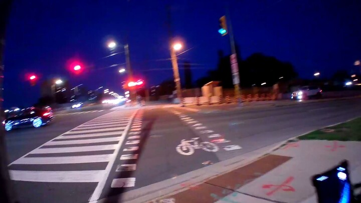 Martingrove And Eglington Etobicoke To Western Road Toronto Riding Rohan Wings E-Bike