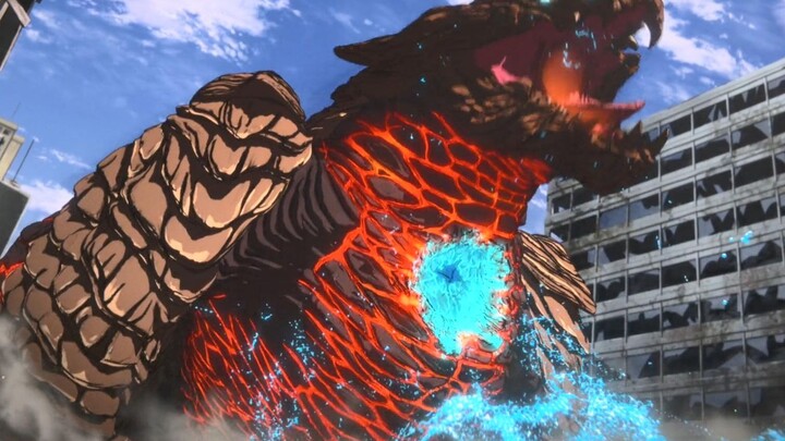 A 2,000-ton supergiant monster stomps through 600 landmines unscathed; even giant mechs are left hop