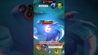 Valentina vs Zhong Counter items mlbb