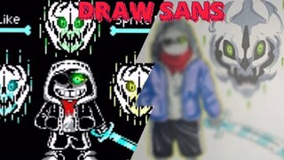 Drawing Hard Mode Tears in the rain Vẽ SANS Siêu Ngầu