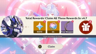 GOOD NEWS!! 10,370 PRIMOGEMS FOR CLORINDE AND FURINA IN Version 4.7 - Genshin Impact