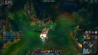 Teemo lên sát lực tàng hình nguyên một trận trong liên minh huyền thoại #game