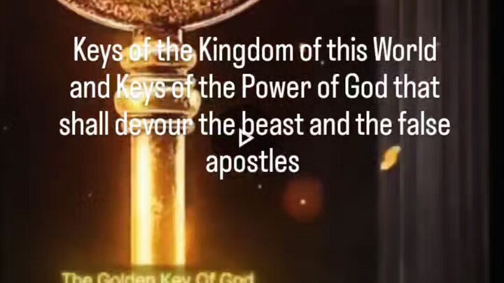 Keys that shall devour the beast and the false apostles