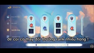 Tình trạng của tui sau cập nhật và reset rank . . .