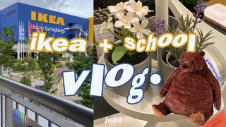 last day of school, ikea & giant date, nct album unboxing, starbucks, gift excha