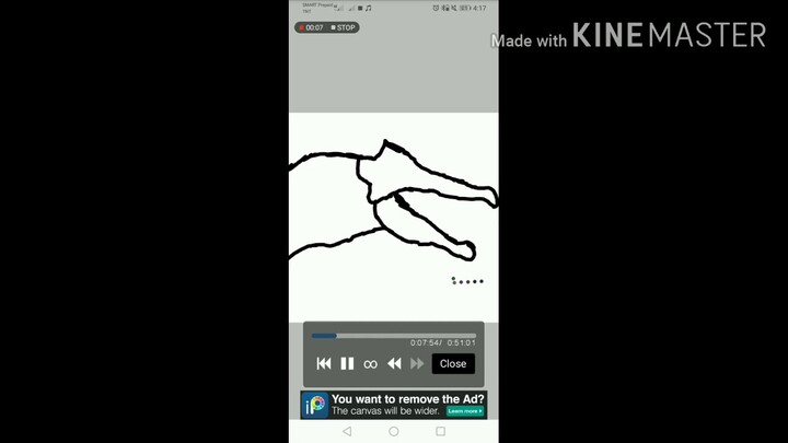 Drawing my new profile timelapse