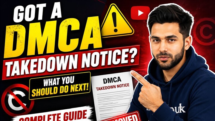 Got a DMCA Takedown Notice? | What You Should Do Next | 2026 Complete Guide
