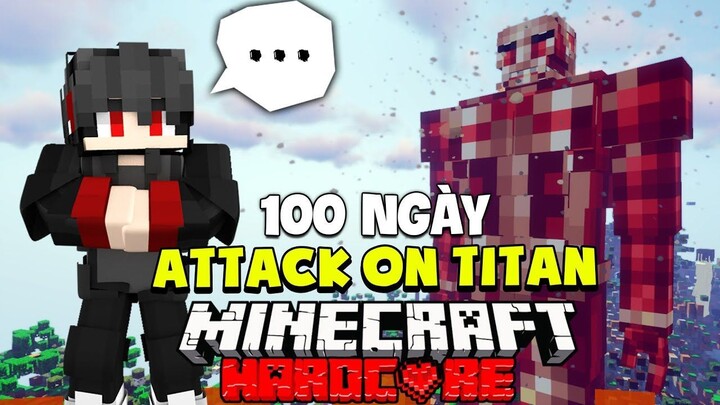 KiraMC Sinh Tồn 100 Ngày Minecraft Attack On Titan Siêu Khó !!