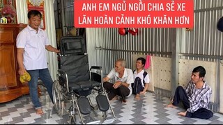 Bàn giao nhà vệ sinh cho gia đình 3 Em NGỦ NGỒI Bác 7 chia sẻ xe lăn cho hoàn cảnh khó khăn hơn