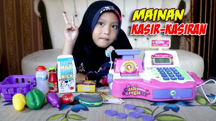 Mainan Kasir-kasiran 💙 What If Cita Jadi Penjual Pembeli Supermarket
