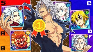RANKING EVERY FESTIVAL IN GRAND CROSS! PVP META RANKED! | Seven Deadly Sins: Grand Cross