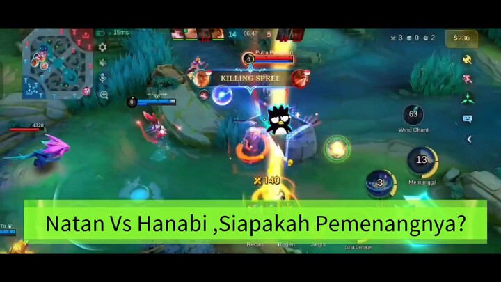 Duel Maut Natan vs Hanabi|MLBB