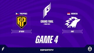 ONIC vs AP Bren GAME 4 GRAND FINAL Games of the Future 2024 | APBR VS ONIC