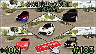 [🔴Short Free Account Giveaway#103 ] [ 350z ] Car Parking Multiplayer 4.7.8