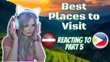 Reacting to "10 Best Places to Visit in the Philippines" | Gamer girl react