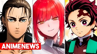 *AnimeNews* ARRIVA CHAINSAW MAN a BREVISSIMO!｜L'ATTACCO DEI GIGANTI TORNA In VETTA alle CLASSIFICHE!