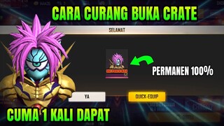 CARA BUKA CRATE PERMANEN FREE FIRE | CARA MENDAPATKAN BACKPACK / TAS VILLAIN ONE PUCMAN FREE FIRE