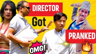 nepali prank | director got pranked | funny/comedy/shooting spot prank | alish rai new prank 2023 ||