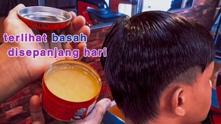 cara membuat rambut terlihat basah dan hitam | rambut tidak akan kering