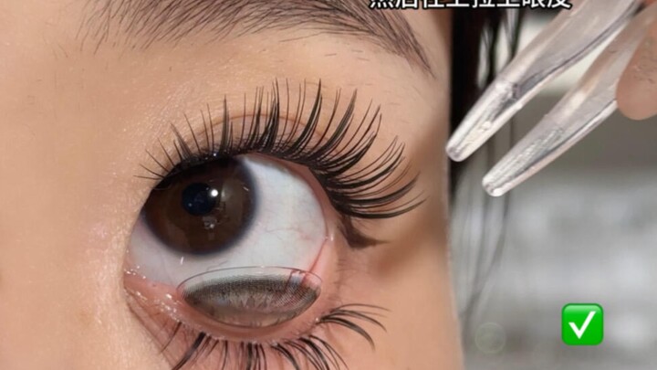 1 minute to teach beginners 6 tips on wearing and removing contact lenses‼ ️ A must-read for beginne