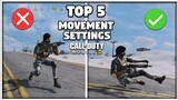 TOP 5 MOVEMENT SETTINGS IN CODM BATTLEROYALE | YOU NEED TO KNOW ABOUT THIS | CODM TIPS AND TRICKS