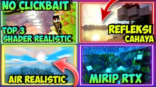 GILA!! Top 3 Shaders MCPE 1.17 Mirip PC || Shaders Realistic dan Shaders MCPE ringan || #RTX #shader