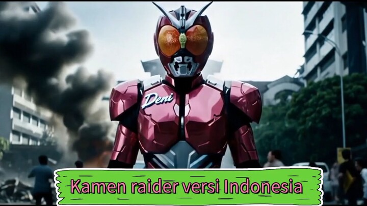 Kamen raider versi Indonesia