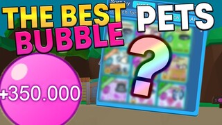 I Present You the MOST ELITE Bubble Pets In Bubble Gum Simulator