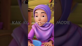 KAK ROS, TUDUNG MANA TUDUNG???? #kakros #upinipin #shorts #foryou