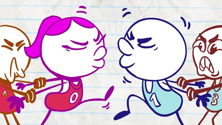 Pencilmiss's Kissing Madness | Animation | Cartoons | Pencilmation