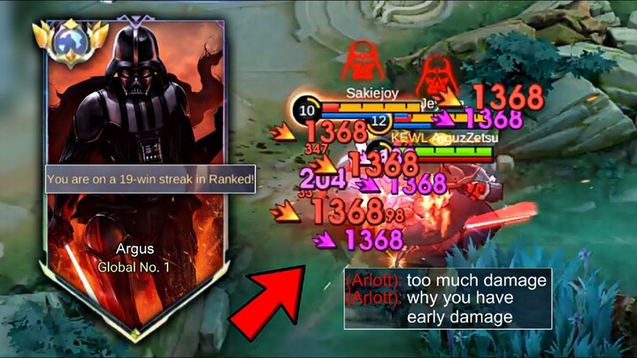 ARGUS NEW HIGH RANK BUILD AND EMBLEM 2024!! (auto winstreak)