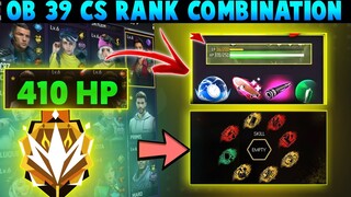 BEST CHARACTER COMBINATION IN FREE FIRE AFTER UPDATE | CS RANK BEST CHARACTER COMBINATION | Ranked