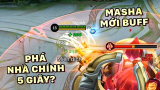 Tốp Mỡ | MASHA PHÁ NHÀ CHÍNH KO CẦN LÍNH TRONG 5 GIÂY? TƯỚNG MẠNH NHẤT GAME CMNR! | MLBB