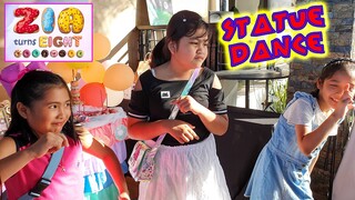 Playing STATUE DANCE 🗿🎵💃 with my classmates & friends | Zia's 8th Birthday