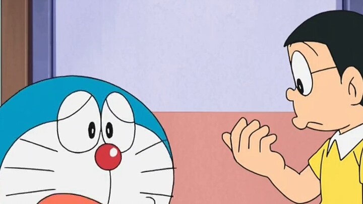 Doraemon: Nobita swallowed the three-state pill and his body turned into water, but he slipped and b