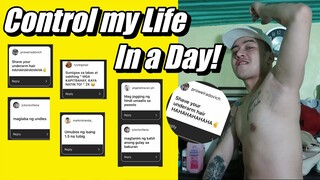 LETTING MY FOLLOWERS CONTROL MY LIFE IN A DAY | Jorge Mcleen