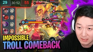 Wow… this is crazy troll game | Mobile Legends cyclop