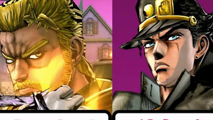 Jotaro and his daughter exchange ideas with the old man and his son