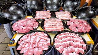 삼겹살 끝판왕! 대통령상 받은 솥뚜껑 삼겹살, 오겹살, Amazing Korean BBQ received Presidential Award, Korean street food