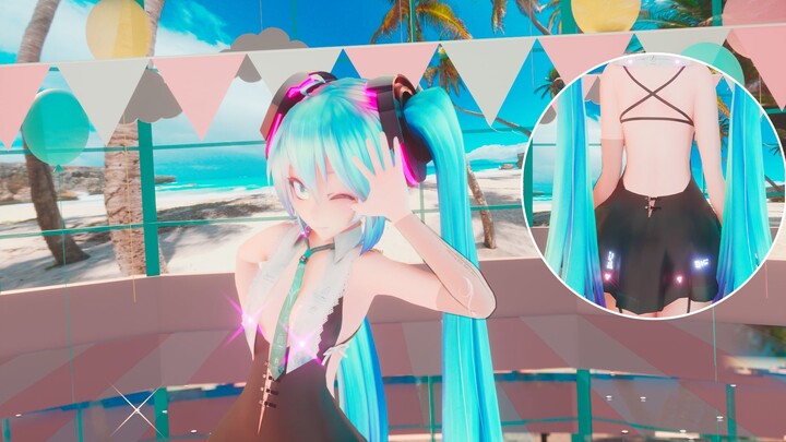 [TDA style/Hatsune Miku MMD/4K?] The princess' milk cap also has a unique flavor