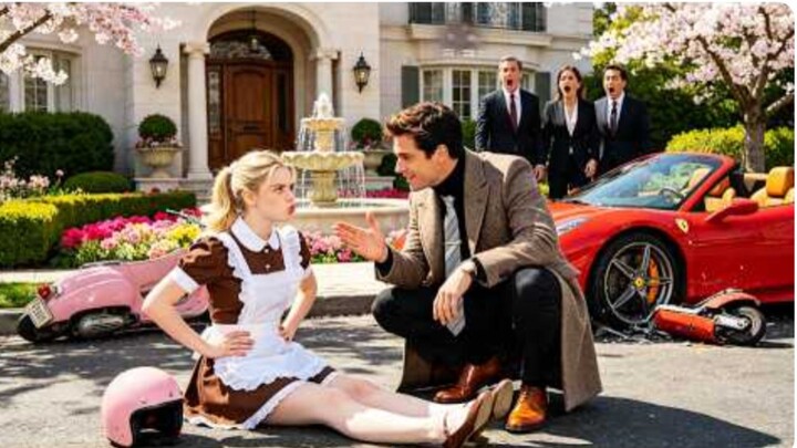 Girl Damages CEO’s Luxury Car, Must Be His Maid To Repay Debt, Yet Wins His Love！