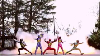 trailer dino force brave. power rangers Korean