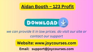 Aidan Booth – 123 Profit download