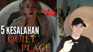 5 KESALAHAN A QUIET PLACE