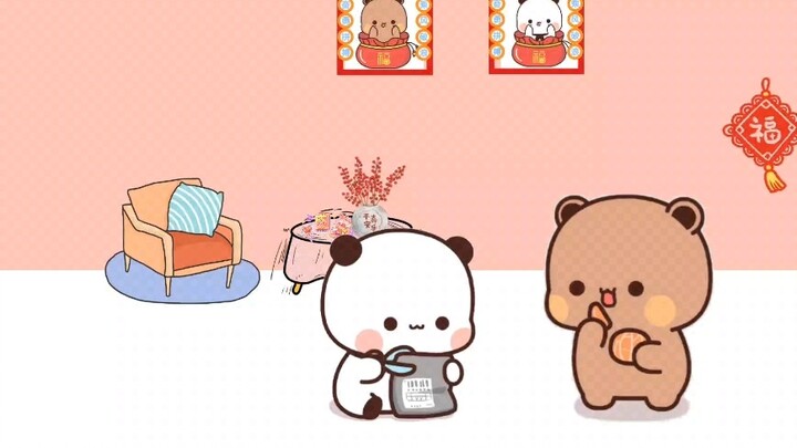 Bubu's cloth towel and fried toothbrush