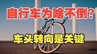 Why are bicycles stable and not falling over?
