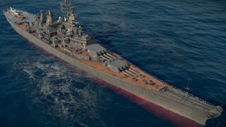 Modern Warships: USS MISSOURI in action.