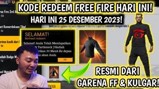 KODE REDEEM FREE FIRE TERBARU 25 DESEMBER 2023 HARI INI - KODE REDEEM FF TERBARU 25 DESEMBER 2023