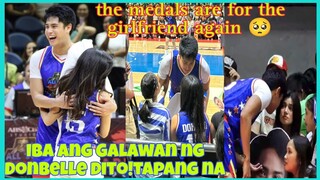 DONBELLE lambingan sa court!! plus the medals are for the girlfriend again 🥺